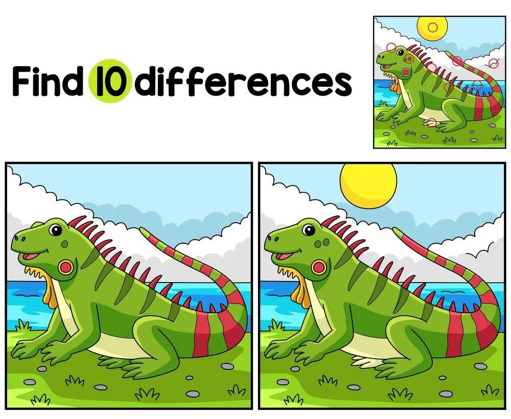 İki Resim Arasındaki 10 Farkı Bul