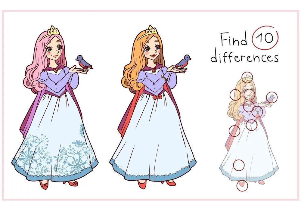 İki Resim Arasındaki 10 Farkı Bul