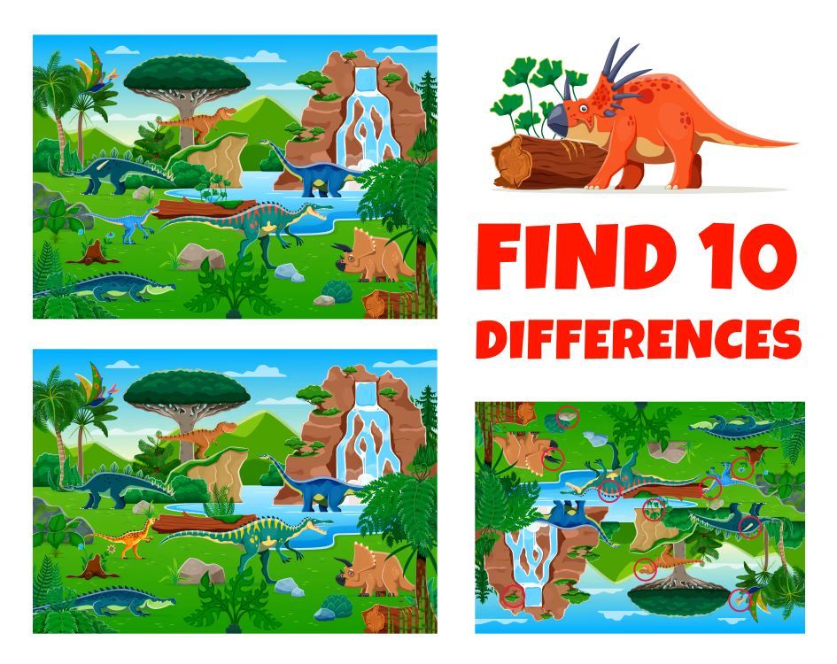 İki Resim Arasındaki 10 Farkı Bul