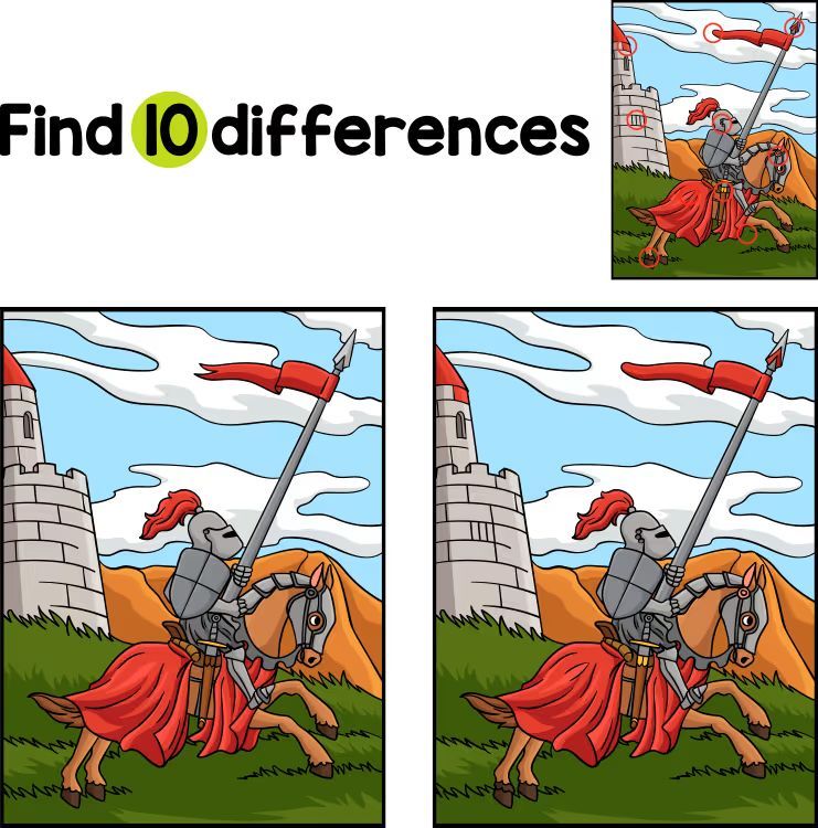 İki Resim Arasındaki 10 Farkı Bul