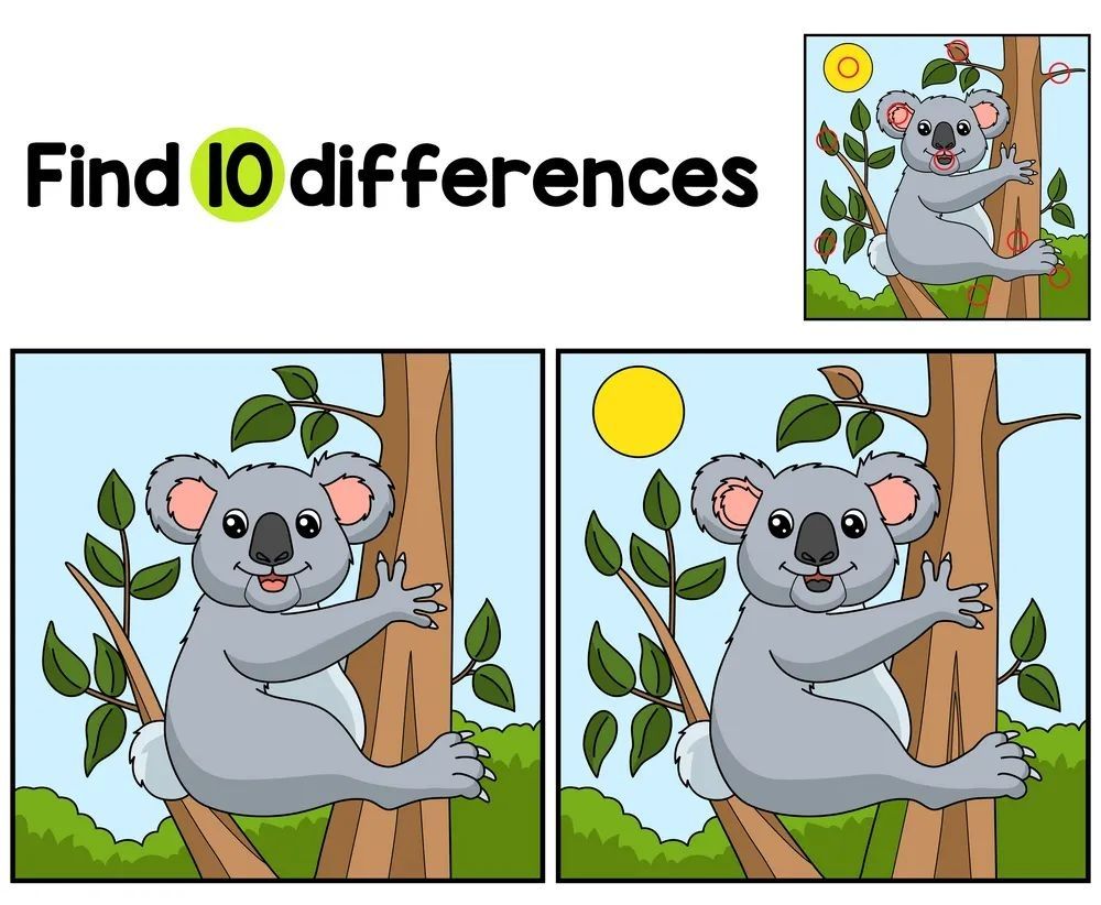 İki Resim Arasındaki 10 Farkı Bul