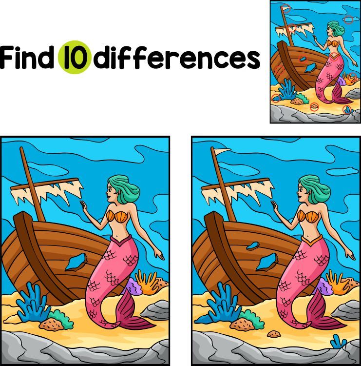 İki Resim Arasındaki 10 Farkı Bul