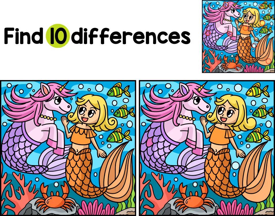 İki Resim Arasındaki 10 Farkı Bul