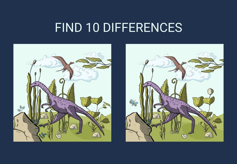 İki Resim Arasındaki 10 Farkı Bul