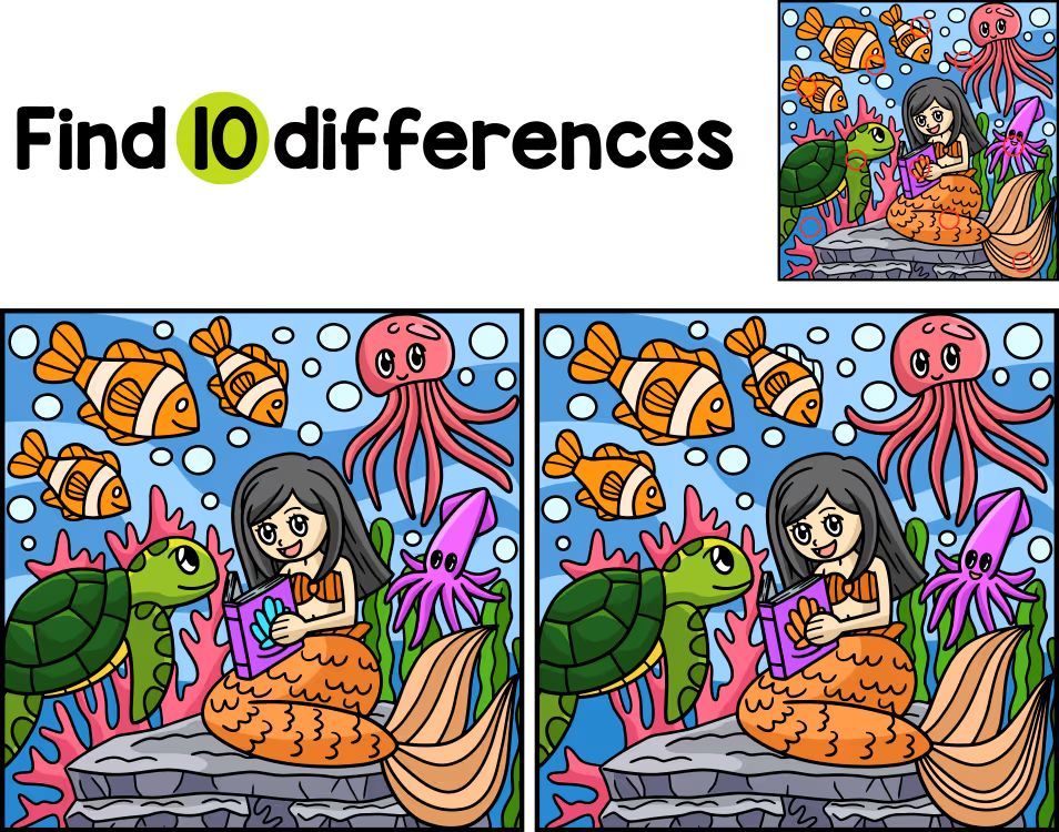 İki Resim Arasındaki 10 Farkı Bul