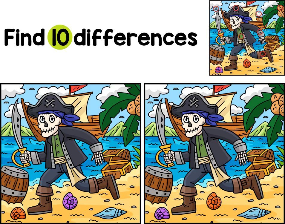 İki Resim Arasındaki 10 Farkı Bul