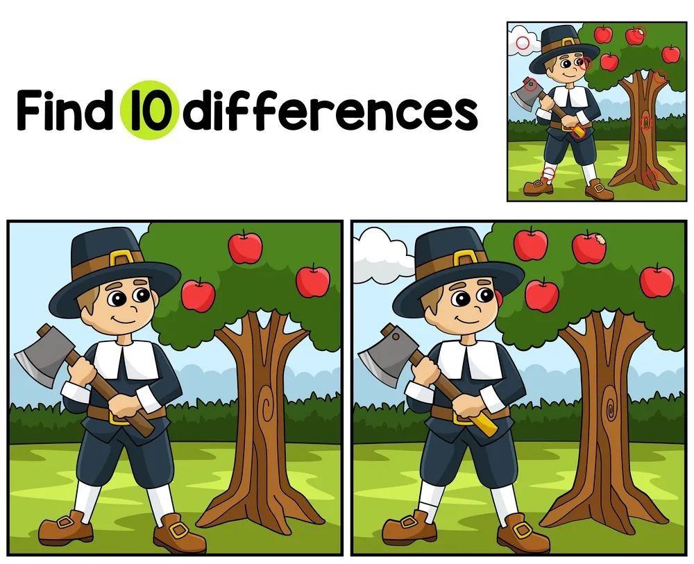 İki Resim Arasındaki 10 Farkı Bul