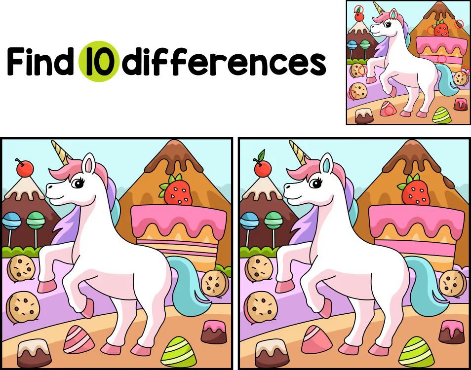 İki Resim Arasındaki 10 Farkı Bul