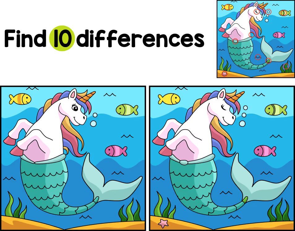 İki Resim Arasındaki 10 Farkı Bul