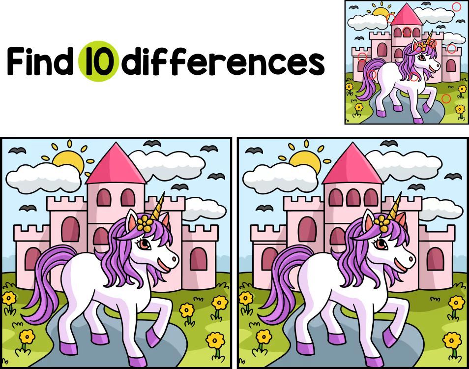 İki Resim Arasındaki 10 Farkı Bul