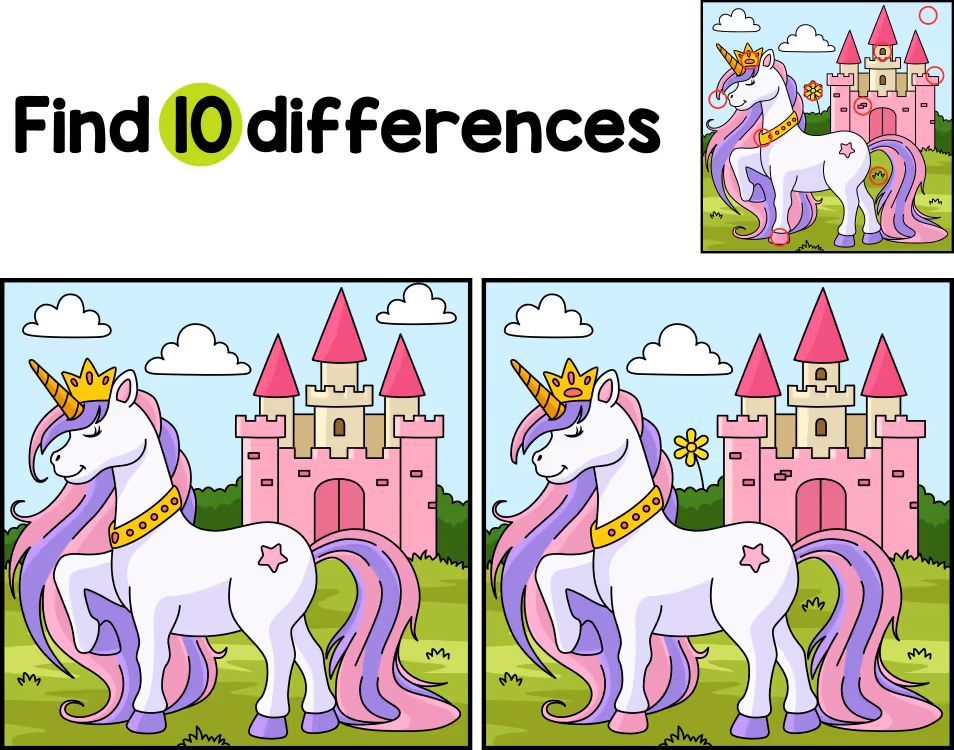 İki Resim Arasındaki 10 Farkı Bul