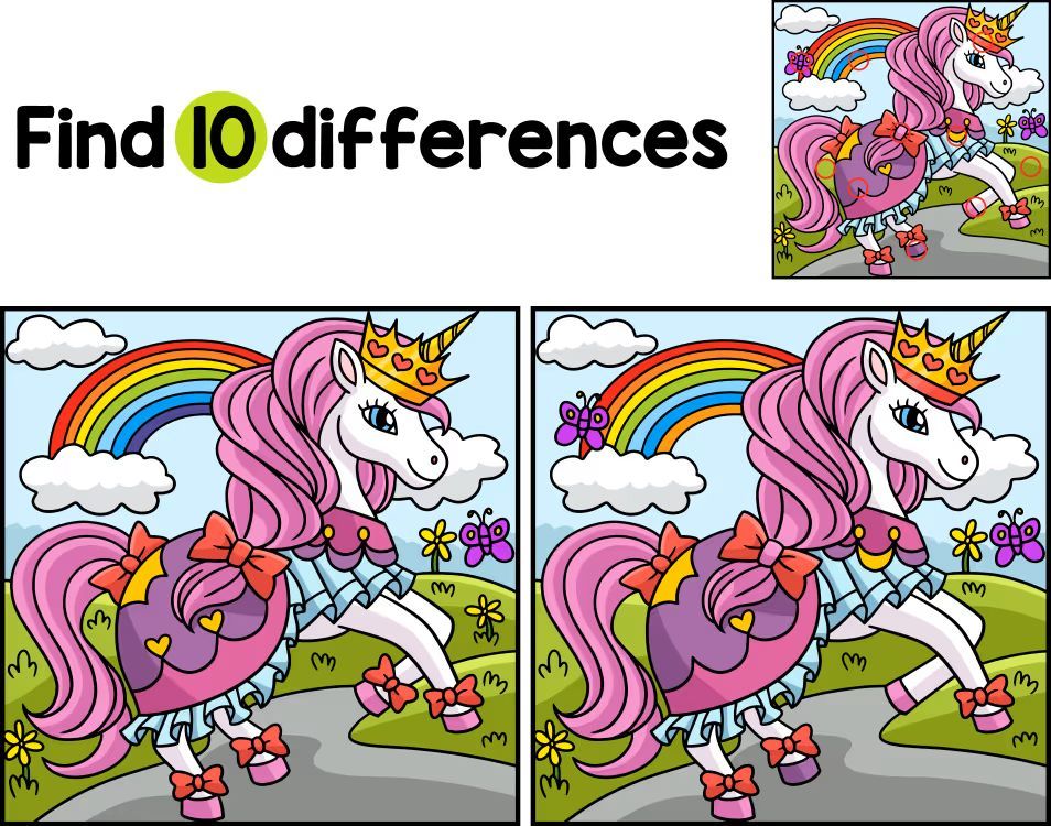 İki Resim Arasındaki 10 Farkı Bul