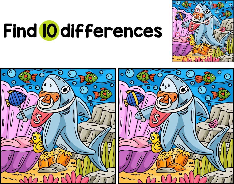 İki Resim Arasındaki 10 Farkı Bul