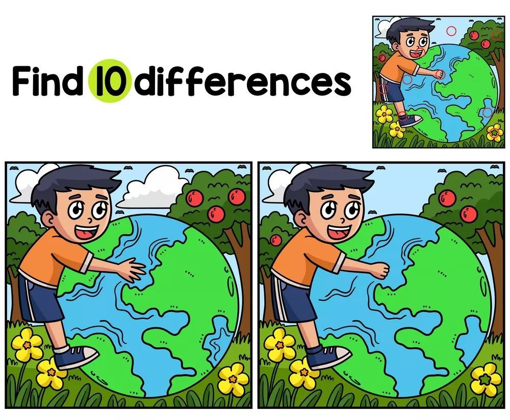 İki Resim Arasındaki 10 Farkı Bul