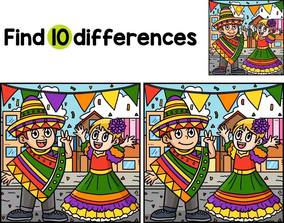 İki Resim Arasındaki 10 Farkı Bul