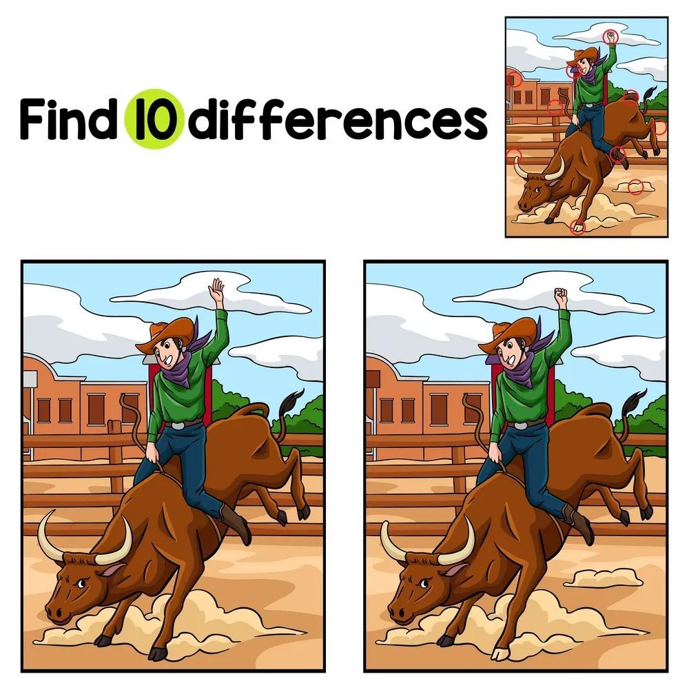 İki Resim Arasındaki 10 Farkı Bul