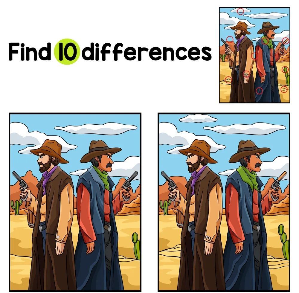 İki Resim Arasındaki 10 Farkı Bul