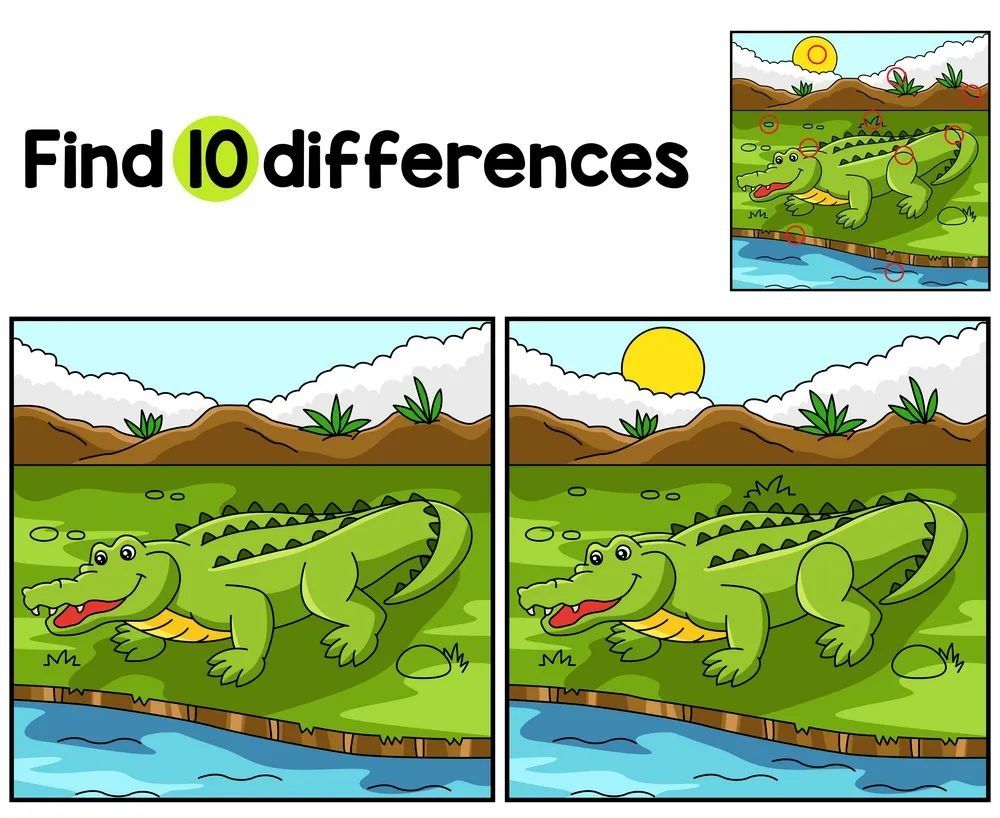 İki Resim Arasındaki 10 Farkı Bul