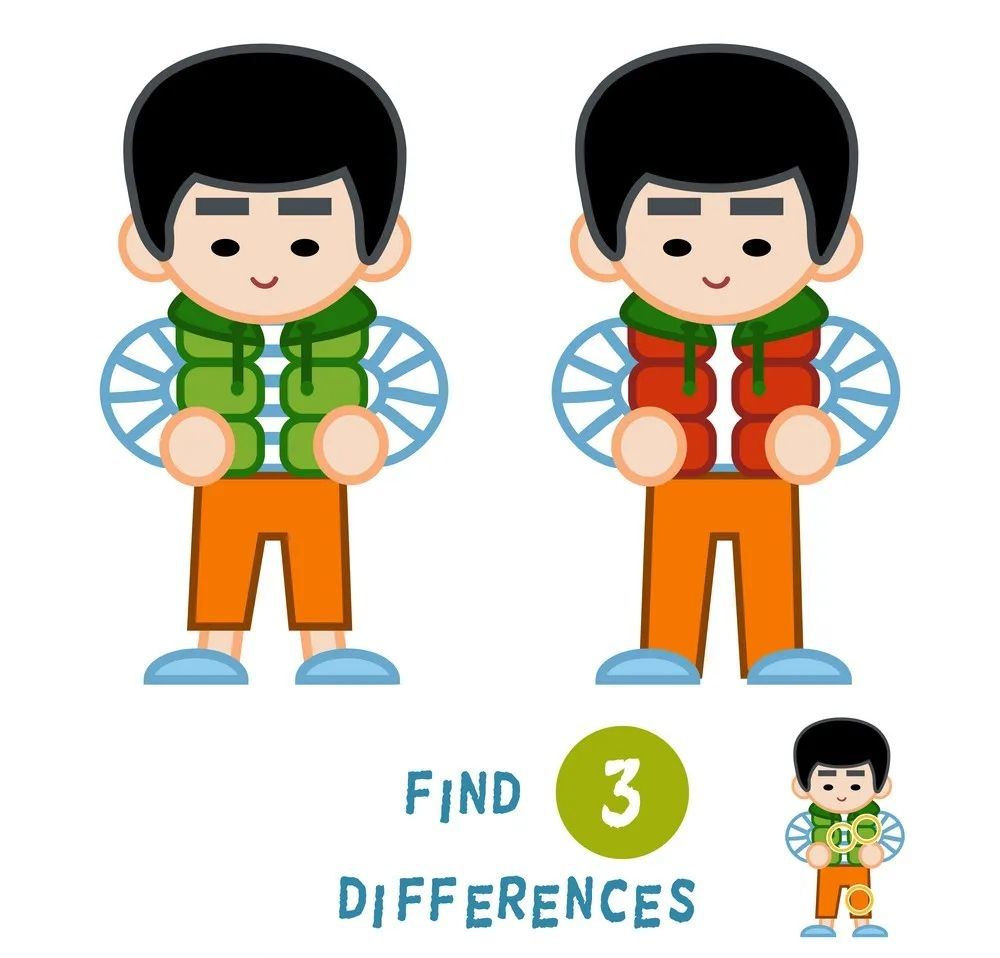 İki Resim Arasındaki 3 Farkı Bul