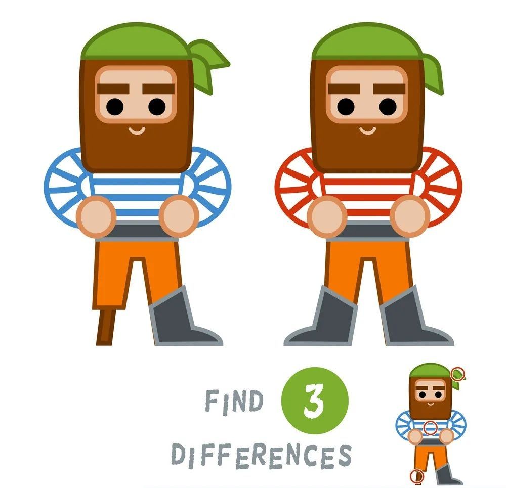 İki Resim Arasındaki 3 Farkı Bul