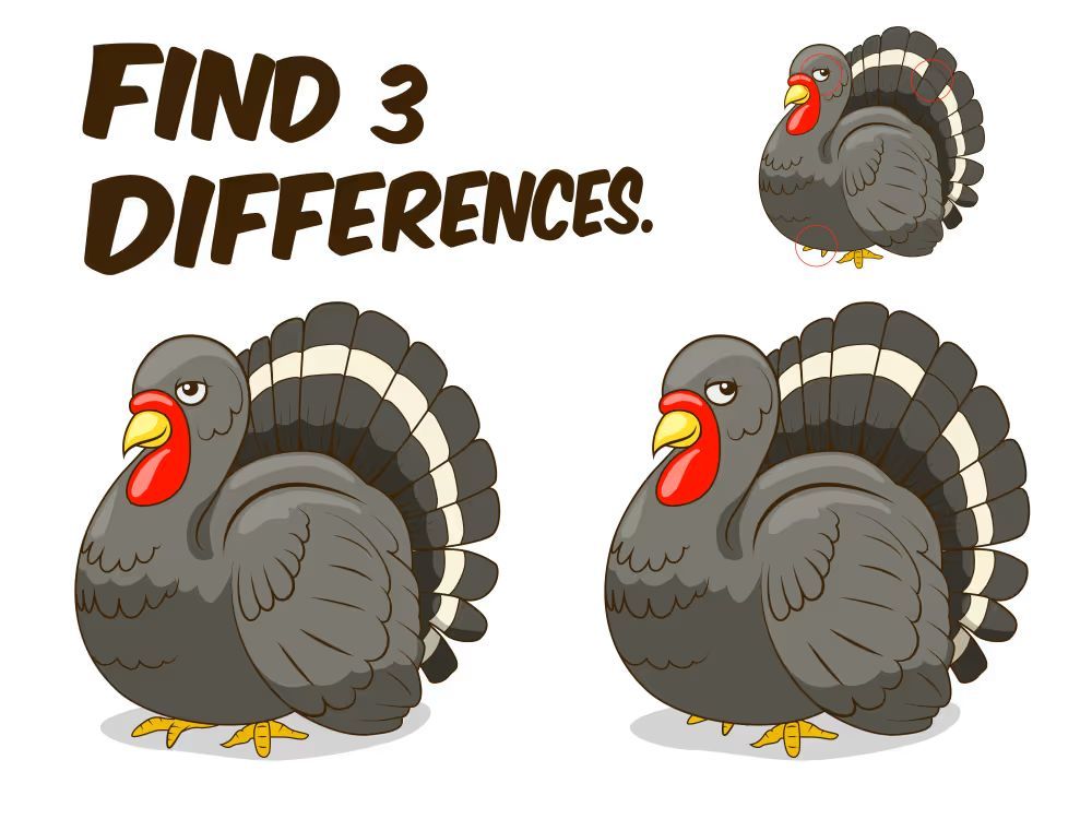 İki Resim Arasındaki 3 Farkı Bul