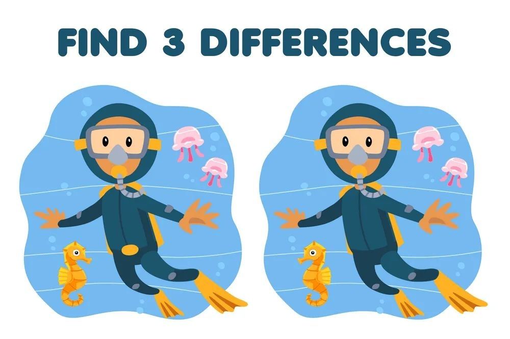 İki Resim Arasındaki 3 Farkı Bul