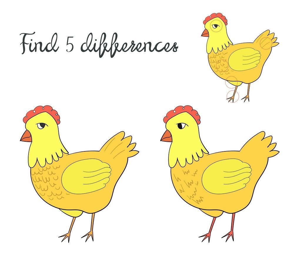 İki Resim Arasındaki 5 Farkı Bul