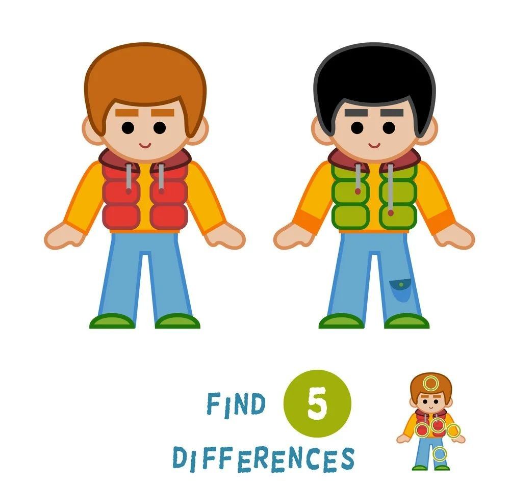 İki Resim Arasındaki 5 Farkı Bul