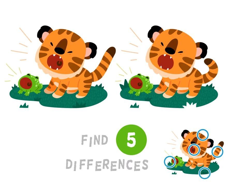 İki Resim Arasındaki 5 Farkı Bul