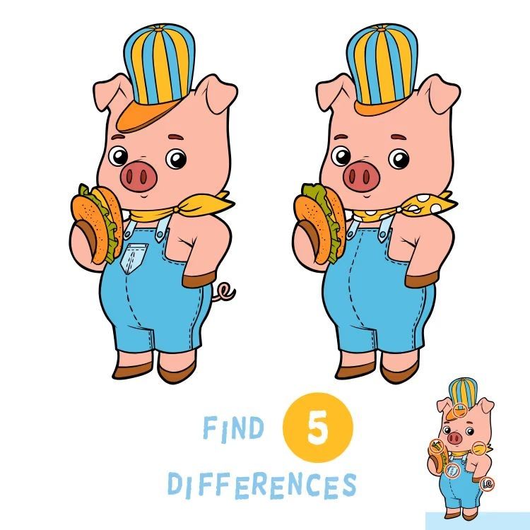 İki Resim Arasındaki 5 Farkı Bul