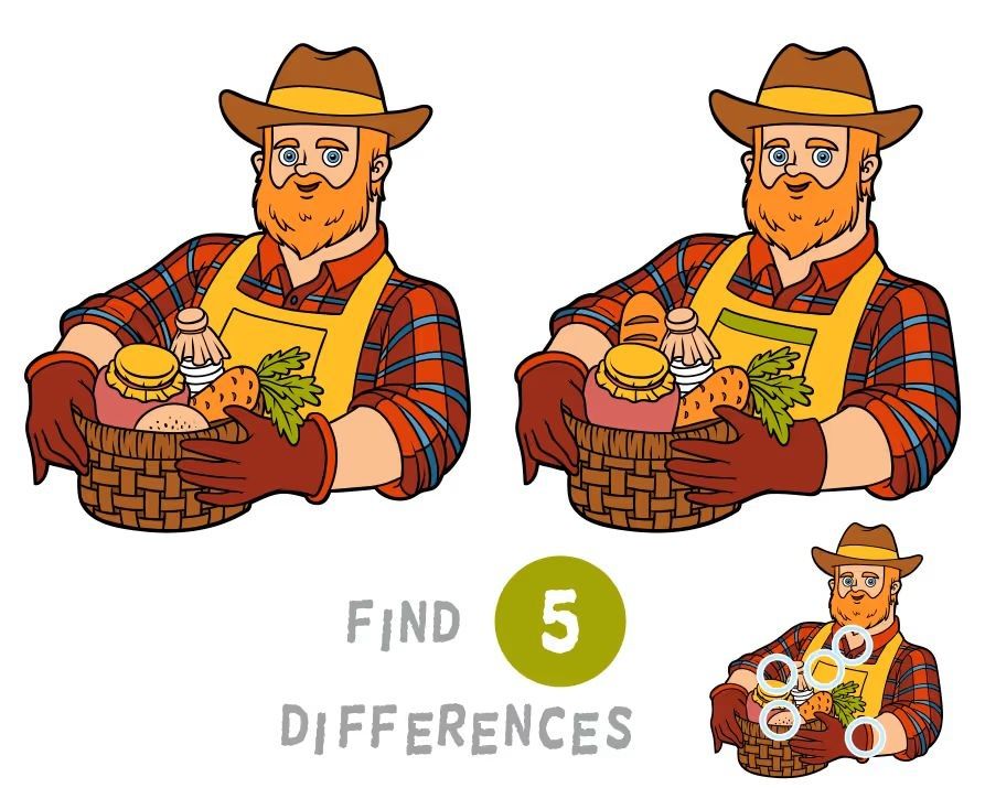İki Resim Arasındaki 5 Farkı Bul