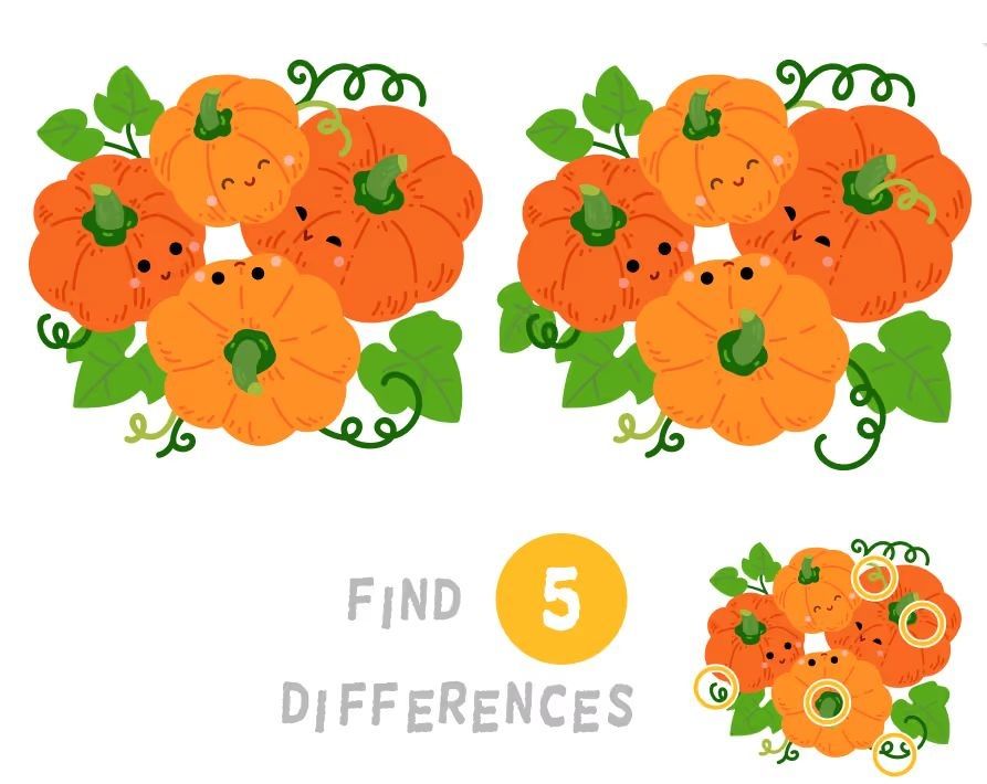 İki Resim Arasındaki 5 Farkı Bul