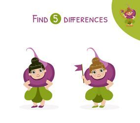 İki Resim Arasındaki 5 Farkı Bul