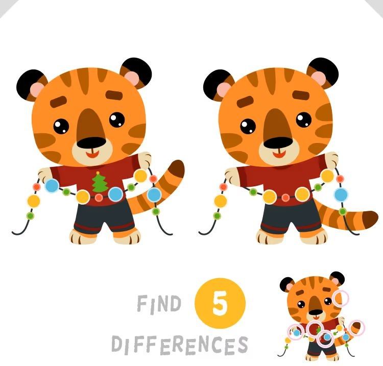 İki Resim Arasındaki 5 Farkı Bul