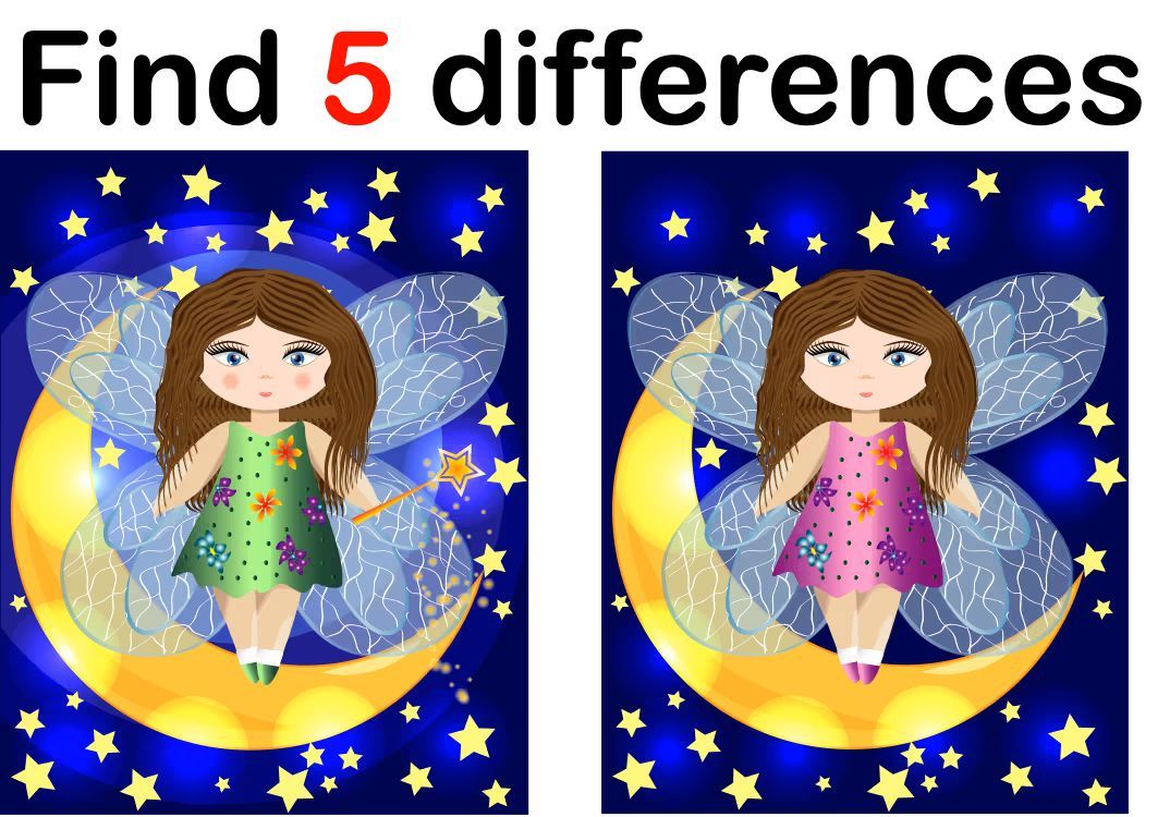 İki Resim Arasındaki 5 Farkı Bul