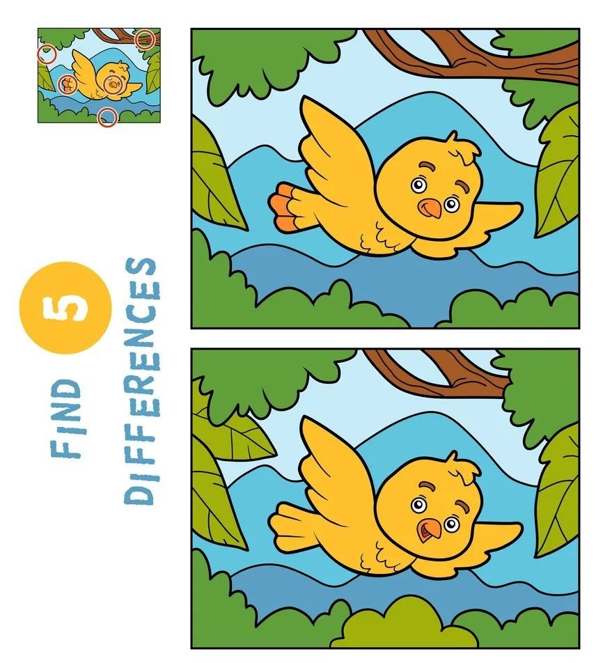 İki Resim Arasındaki 5 Farkı Bul