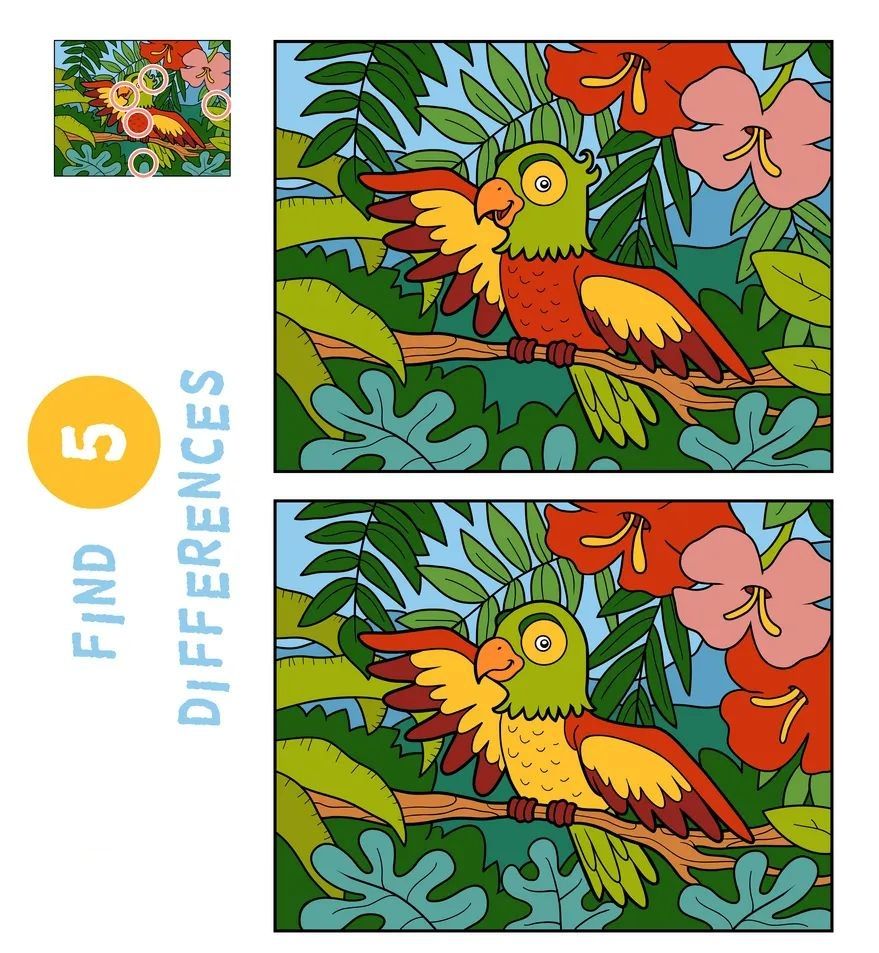 İki Resim Arasındaki 5 Farkı Bul