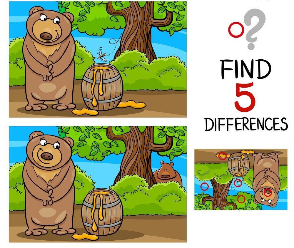 İki Resim Arasındaki 5 Farkı Bul