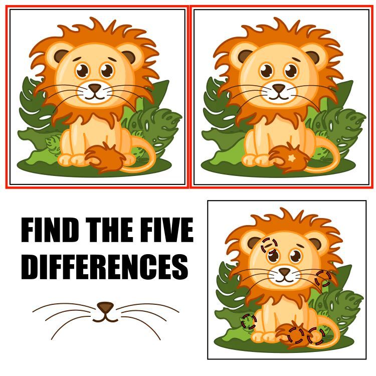 İki Resim Arasındaki 5 Farkı Bul