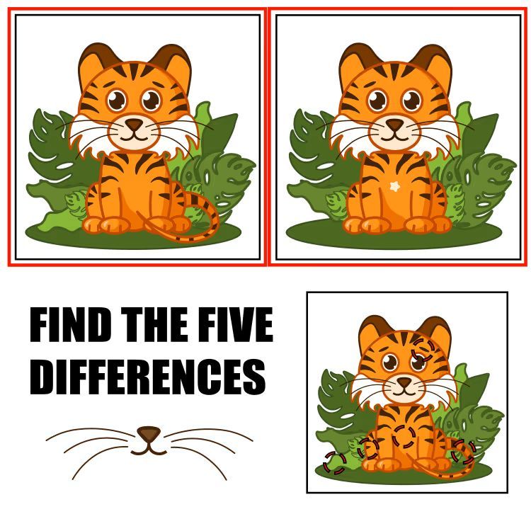 İki Resim Arasındaki 5 Farkı Bul