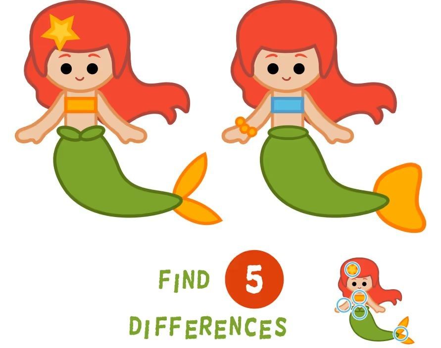 İki Resim Arasındaki 5 Farkı Bul