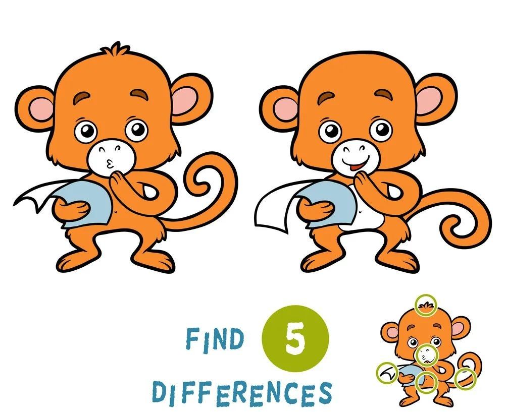 İki Resim Arasındaki 5 Farkı Bul