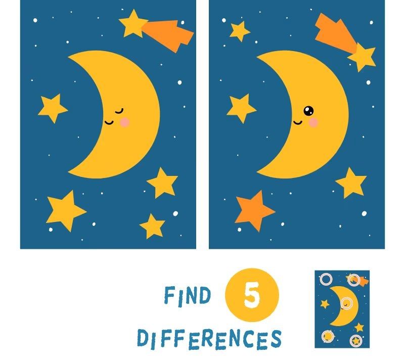 İki Resim Arasındaki 5 Farkı Bul