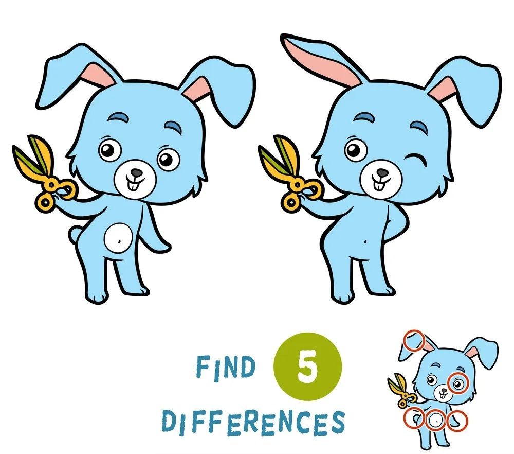 İki Resim Arasındaki 5 Farkı Bul