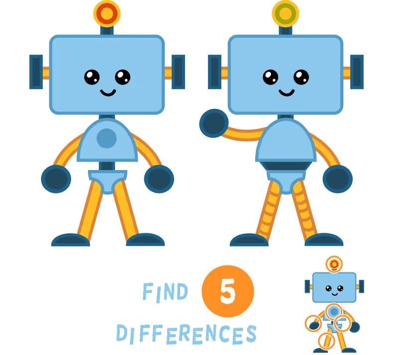 İki Resim Arasındaki 5 Farkı Bul