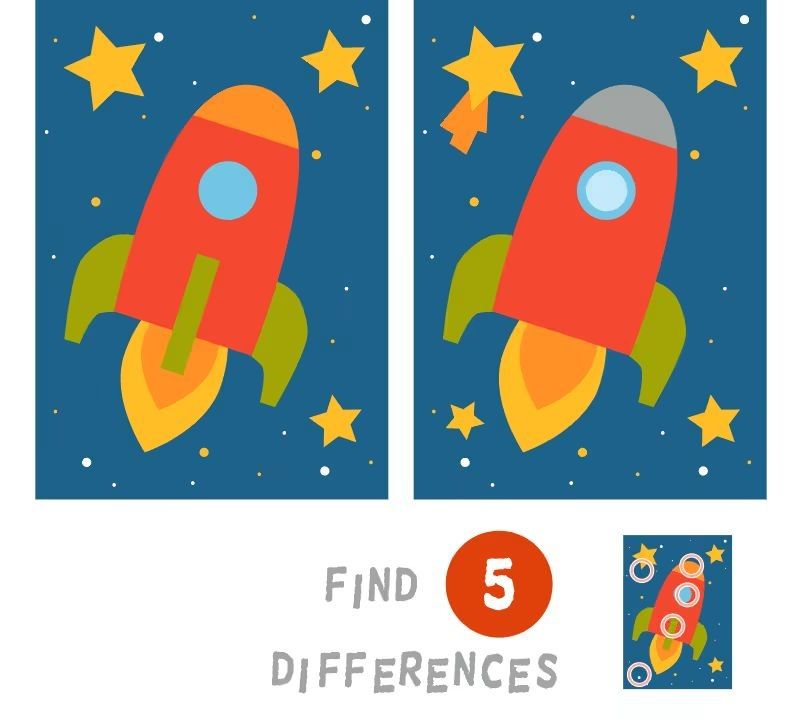 İki Resim Arasındaki 5 Farkı Bul