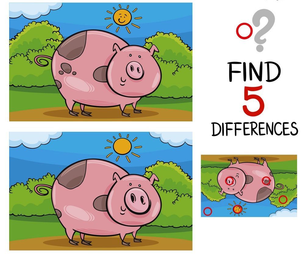 İki Resim Arasındaki 5 Farkı Bul