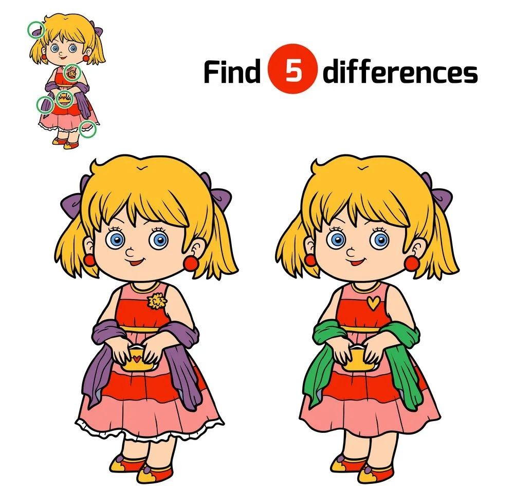 İki Resim Arasındaki 5 Farkı Bul