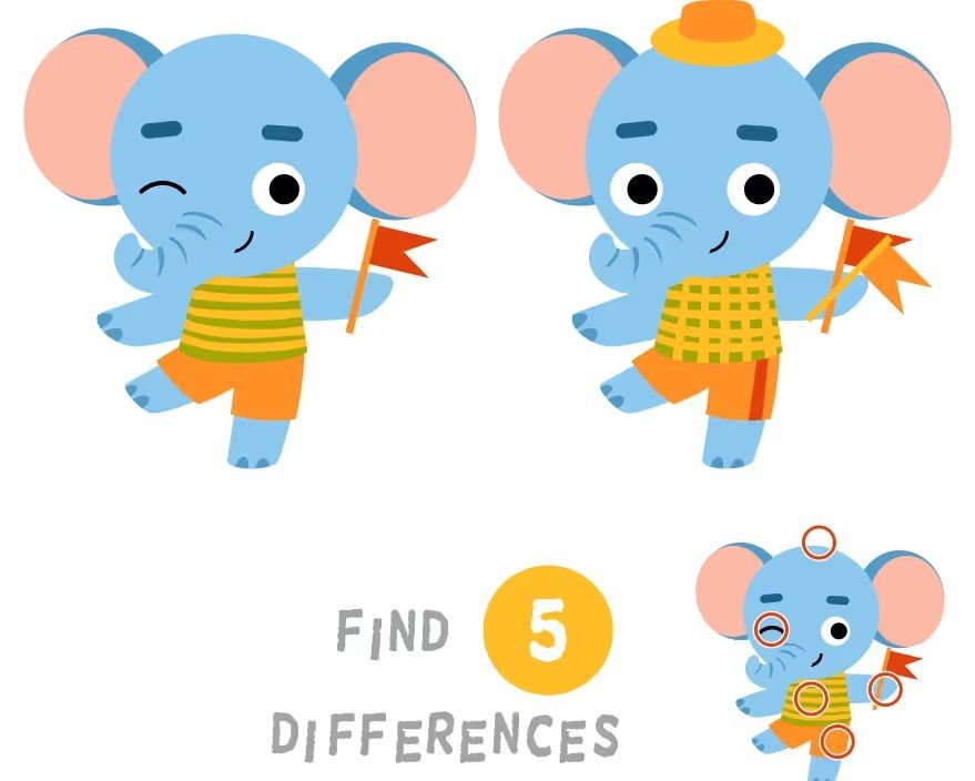 İki Resim Arasındaki 5 Farkı Bul