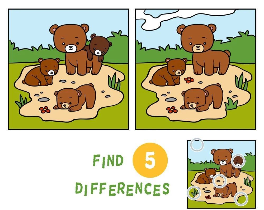 İki Resim Arasındaki 5 Farkı Bul